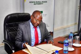 File image of KeRRA Director General Jackson Magondu.